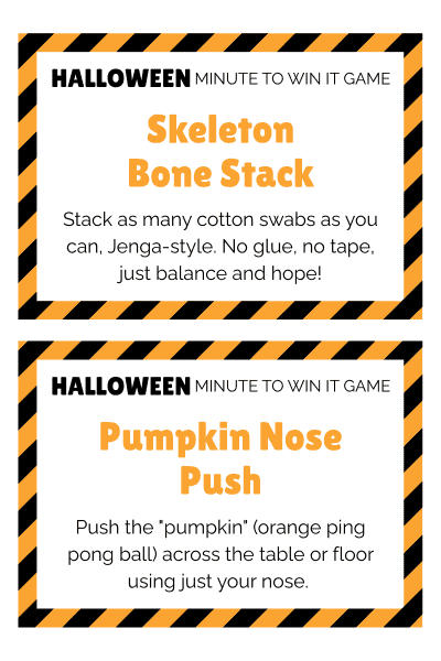 halloween minute to win it games