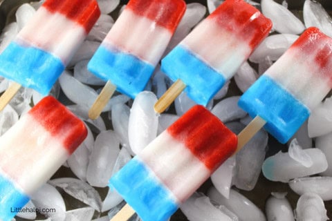Patriotic popsicles