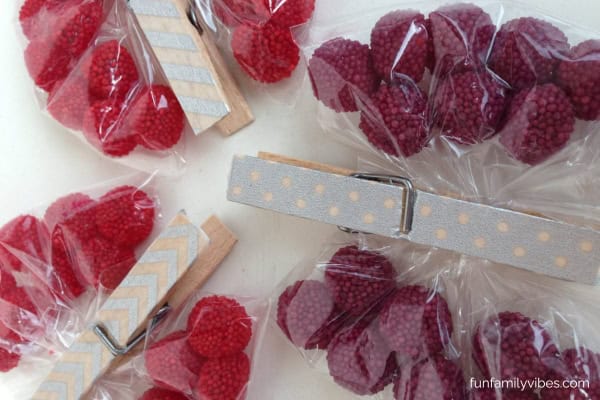 candy bags as game prizes