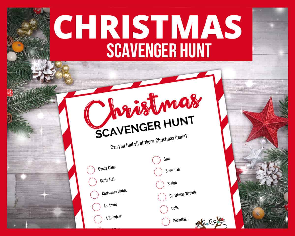 christmas scavenger hunt