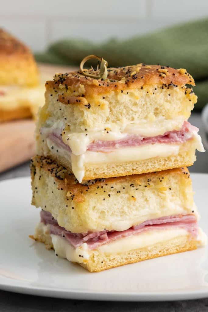 Ham and cheese sliders