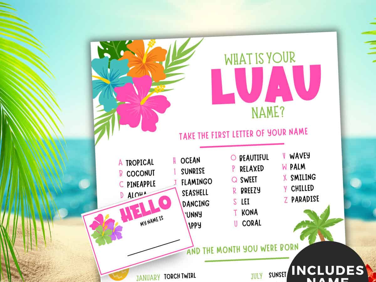 luau name game