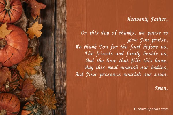 Thanksgiving background autumn harvest with prayer overlay