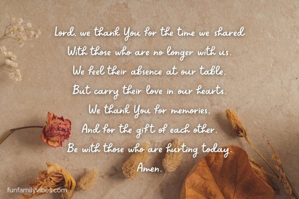 Autumn botanicals background with prayer overlay