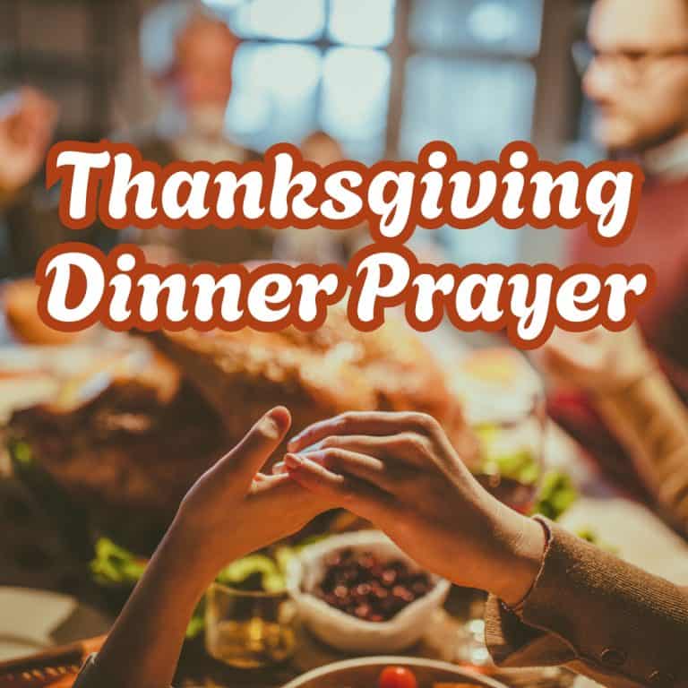 Thanksgiving Dinner Prayer