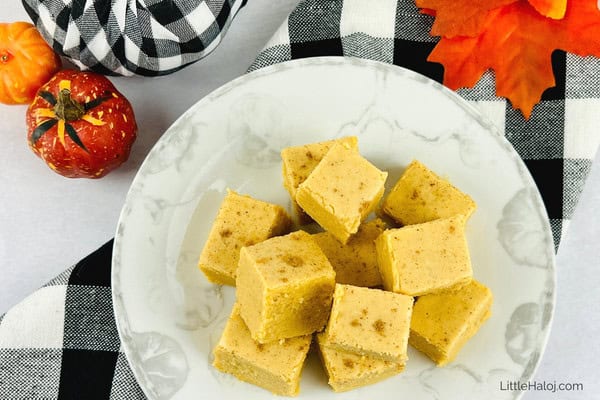pumpkin spiced fudge