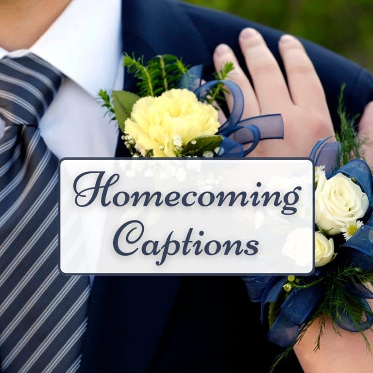 Homecoming Captions