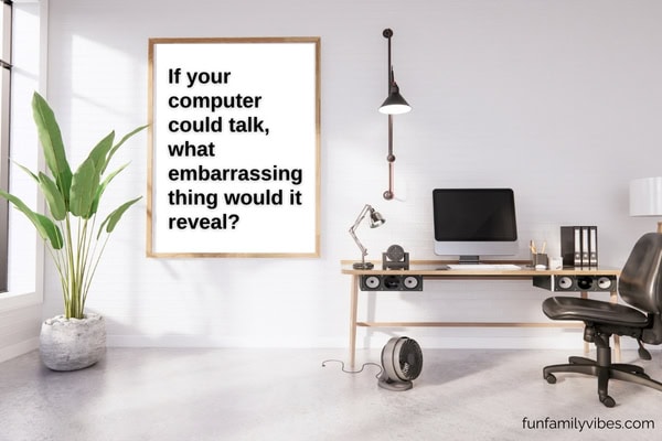 office background image with question overlay