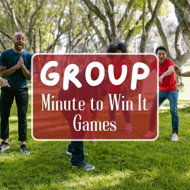 Group Minute to Win It Games