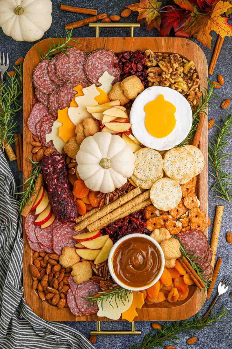 Fall charcuterie board