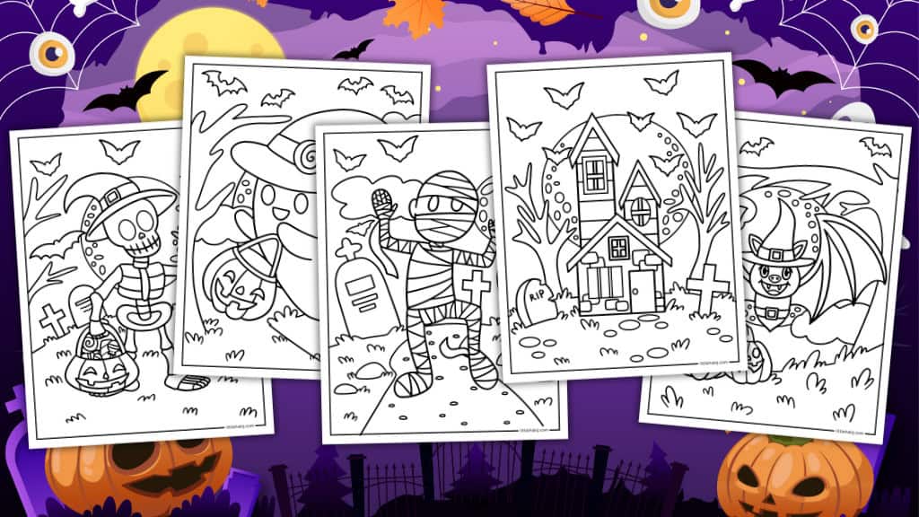 free halloween coloring pages