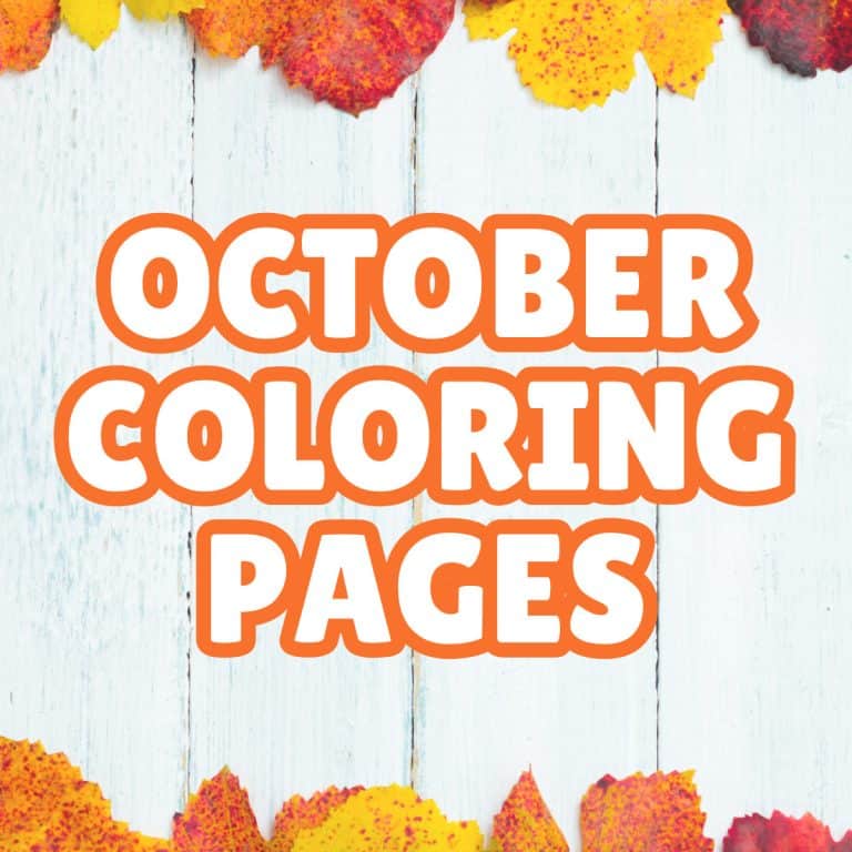 October Coloring Pages