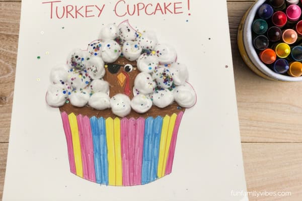 cupcake turkey