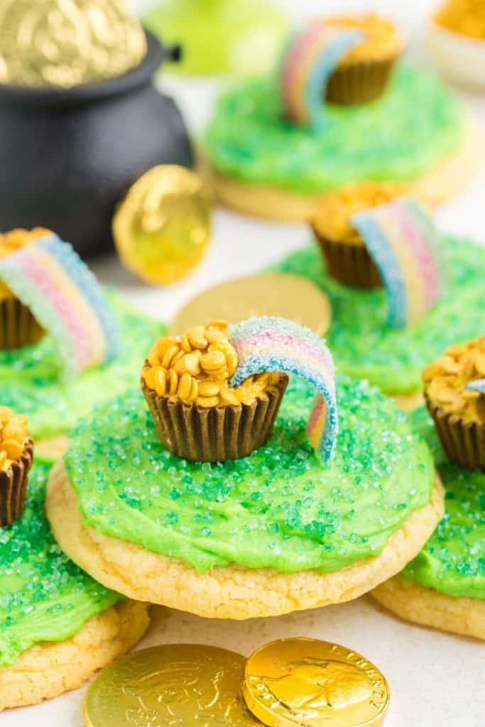 St Patricks Day Pot of Gold Cookies