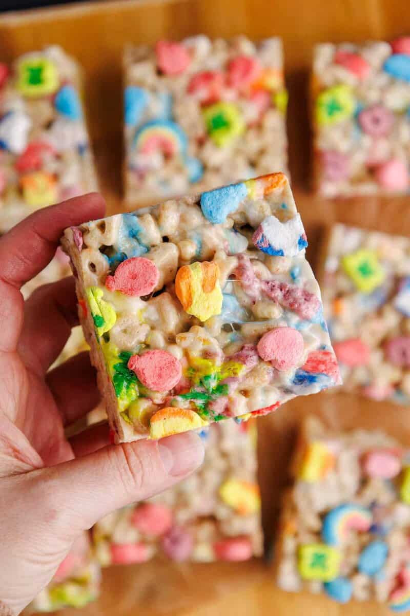 Lucky Charms Rice Krispy Treats