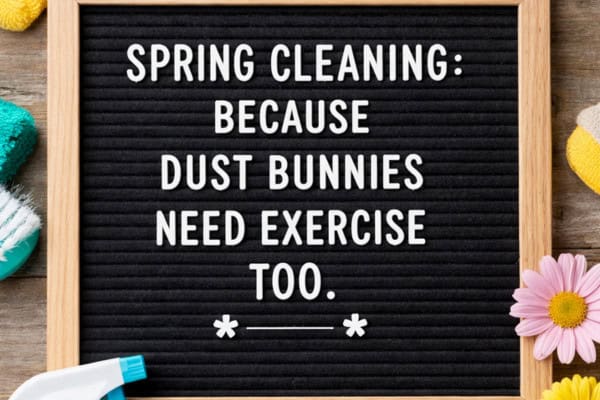 Spring cleaning quote