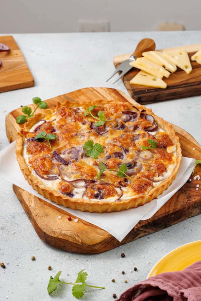 caramelized onion tart