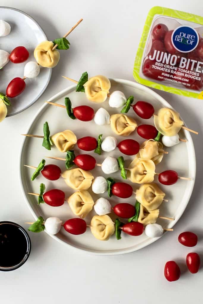 Tortellini Caprese Skewers