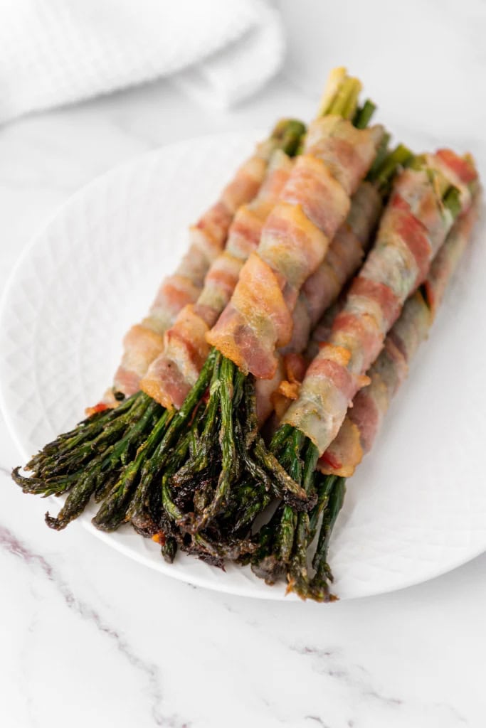 Bacon wrapped asparagus