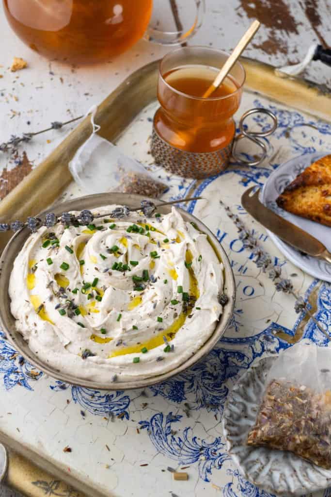 Lavender Lemon Infused Cream Cheese Dip