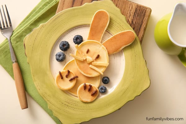 bunny pancakes