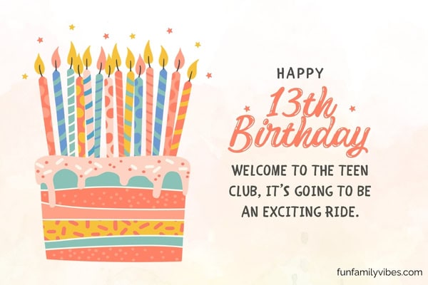 Illustration of birthday cake with candles with birthday wish overlay