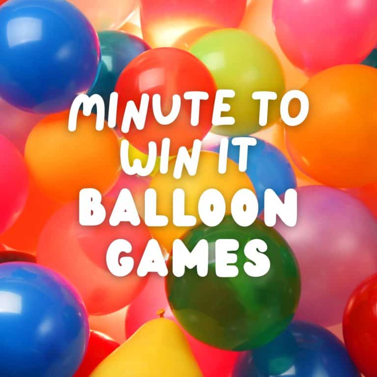 Minute to Win It Balloon Games