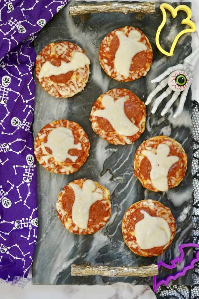 Mini Halloween Pizzas