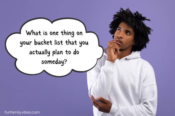 thinking male teen with question on thought bubble