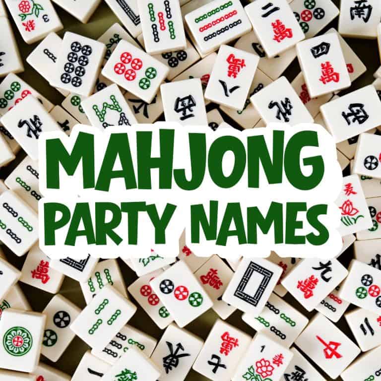 Mahjong Party Names