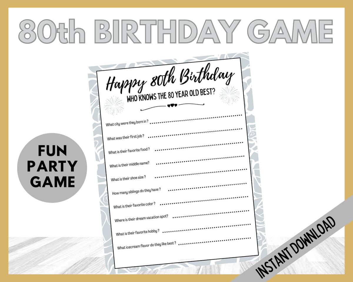 Who knows the 80 year old best game