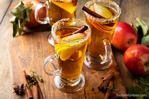 apple cider mocktail