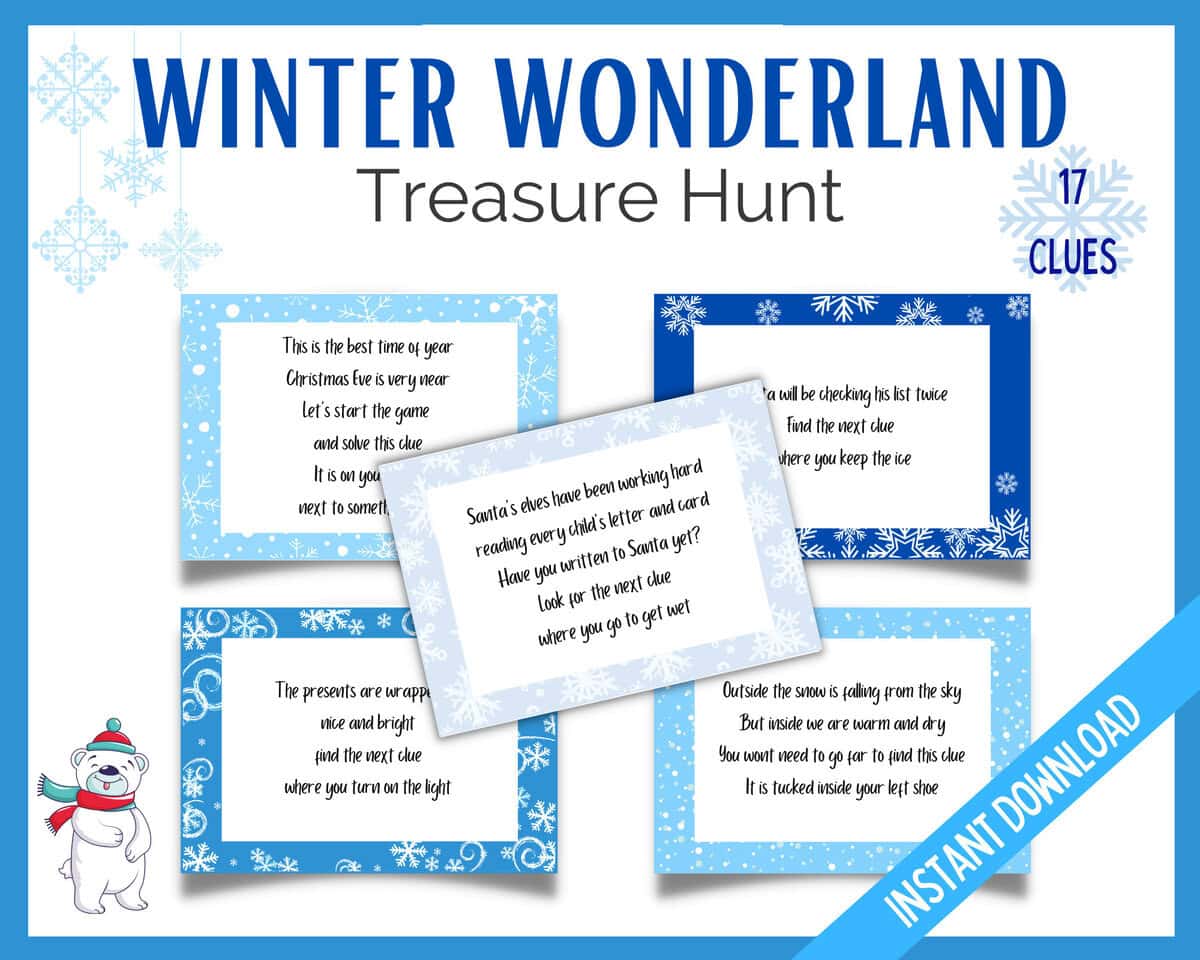 Winter treasure hunt