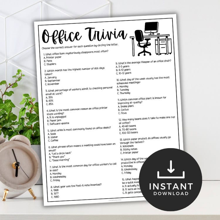 office trivia quiz