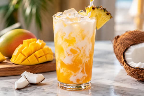 dirty soda mango drink